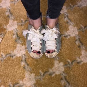 Chloe Harper Lace Up Suede Sandals